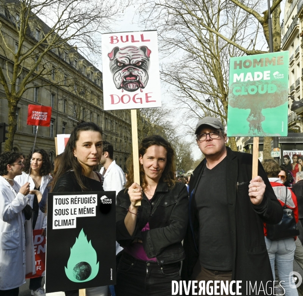 Manifestation Stand up for Science France, Paris.
