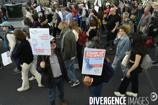 Manifestation Stand up for Science France, Paris.