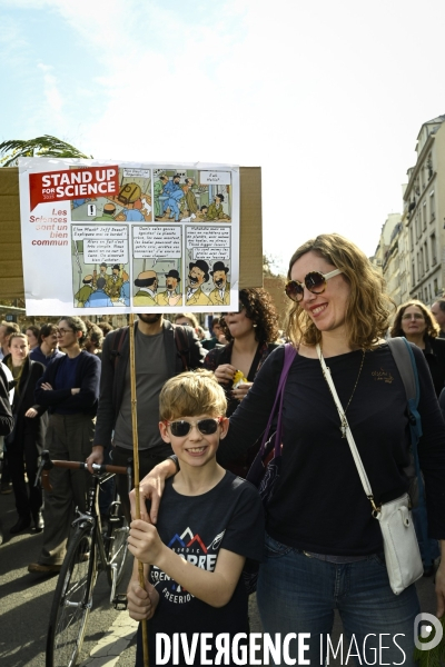 Manifestation Stand up for Science France, Paris.
