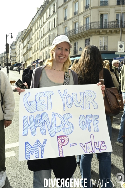 Manifestation Stand up for Science France, Paris.