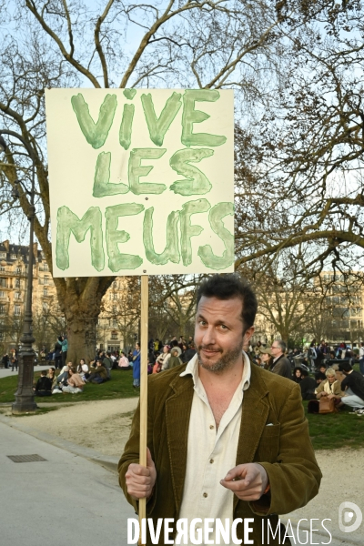 Manifestation pour La Journée internationale des droits des femmes, le 8 Mars 2025. International women sday in Paris.