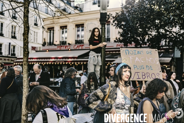 Manifestation pour la journée internationale des droits des femmes