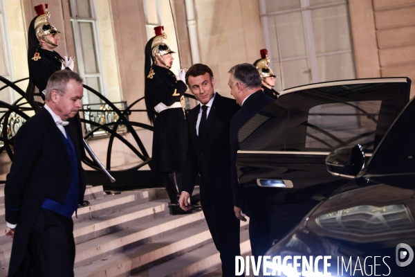 Emmanuel macron reçoit viktor orban 