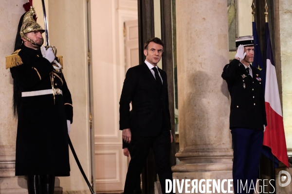 Emmanuel macron reçoit viktor orban 