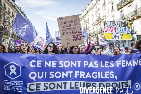 8 Mars 2025 - Manifestation Journee Internationale Droits des Femmes. 
