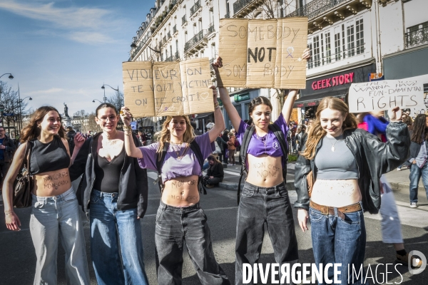 8 Mars 2025 - Manifestation Journee Internationale Droits des Femmes. 