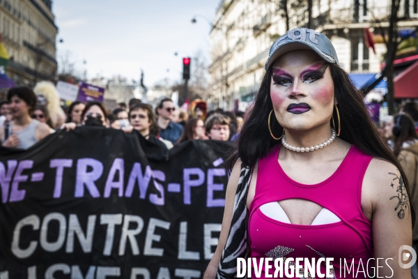 8 Mars 2025 - Manifestation Journee Internationale Droits des Femmes. 