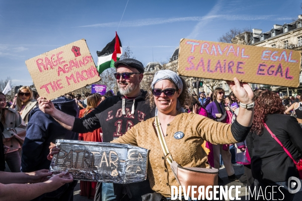 8 Mars 2025 - Manifestation Journee Internationale Droits des Femmes. 