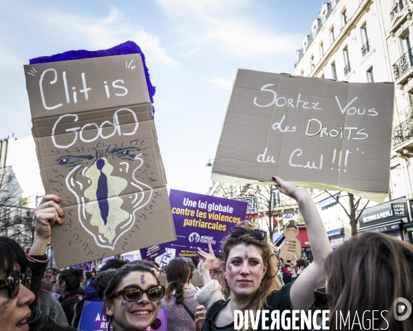 8 Mars 2025 - Manifestation Journee Internationale Droits des Femmes. 