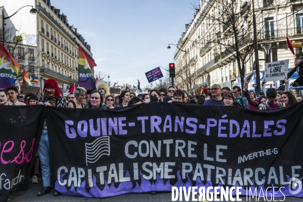 8 Mars 2025 - Manifestation Journee Internationale Droits des Femmes. 