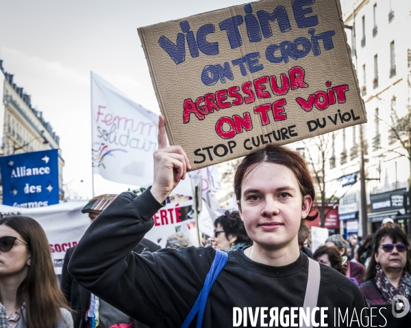8 Mars 2025 - Manifestation Journee Internationale Droits des Femmes. 