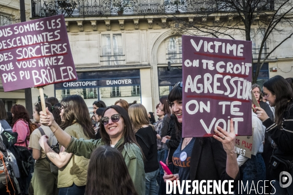 8 Mars 2025 - Manifestation Journee Internationale Droits des Femmes. 