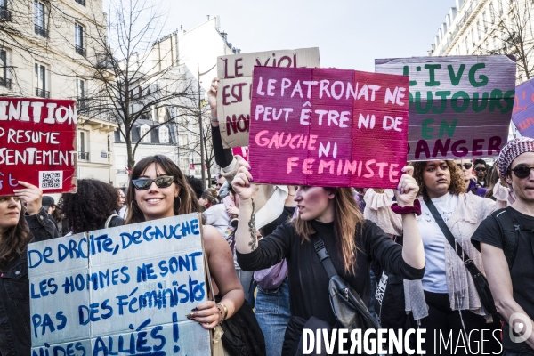 8 Mars 2025 - Manifestation Journee Internationale Droits des Femmes.