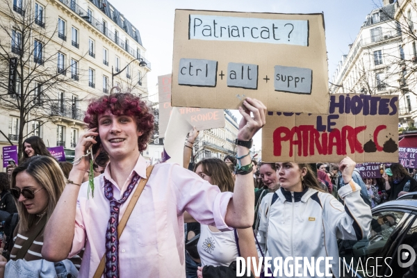 8 Mars 2025 - Manifestation Journee Internationale Droits des Femmes. 