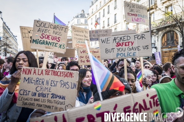 8 Mars 2025 - Manifestation Journee Internationale Droits des Femmes. 