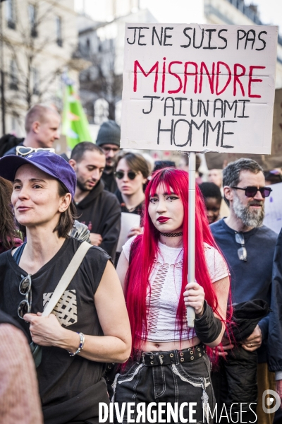 8 Mars 2025 - Manifestation Journee Internationale Droits des Femmes. 