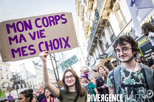8 Mars 2025 - Manifestation Journee Internationale Droits des Femmes. 