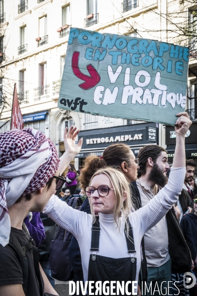 8 Mars 2025 - Manifestation Journee Internationale Droits des Femmes. 