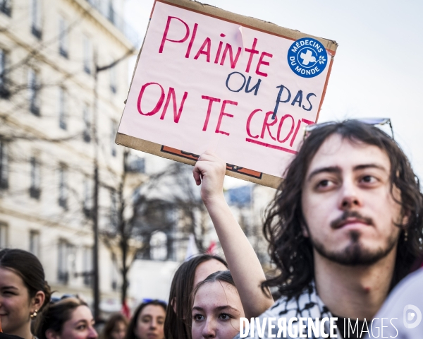 8 Mars 2025 - Manifestation Journee Internationale Droits des Femmes. 