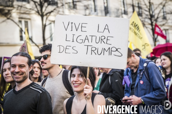 8 Mars 2025 - Manifestation Journee Internationale Droits des Femmes. 