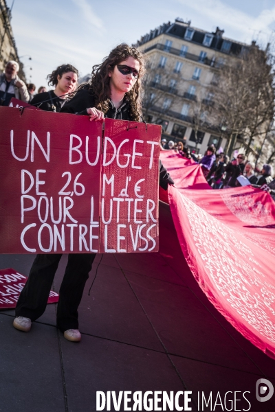 8 Mars 2025 - Manifestation Journee Internationale Droits des Femmes. 