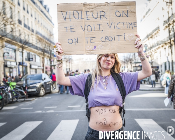 8 Mars 2025 - Manifestation Journee Internationale Droits des Femmes. 