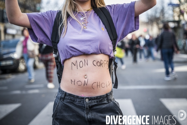 8 Mars 2025 - Manifestation Journee Internationale Droits des Femmes. 