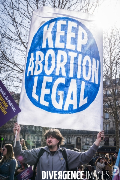 8 Mars 2025 - Manifestation Journee Internationale Droits des Femmes. 