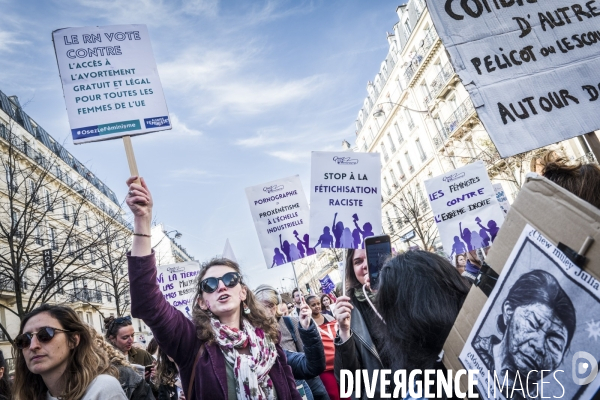 8 Mars 2025 - Manifestation Journee Internationale Droits des Femmes. 