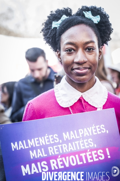 8 Mars 2025 - Manifestation Journee Internationale Droits des Femmes. 