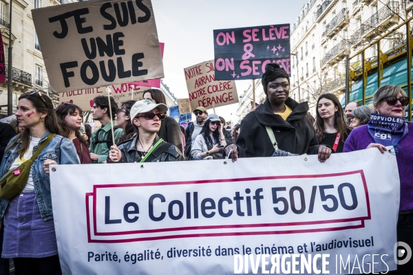 8 Mars 2025 - Manifestation Journee Internationale Droits des Femmes. 