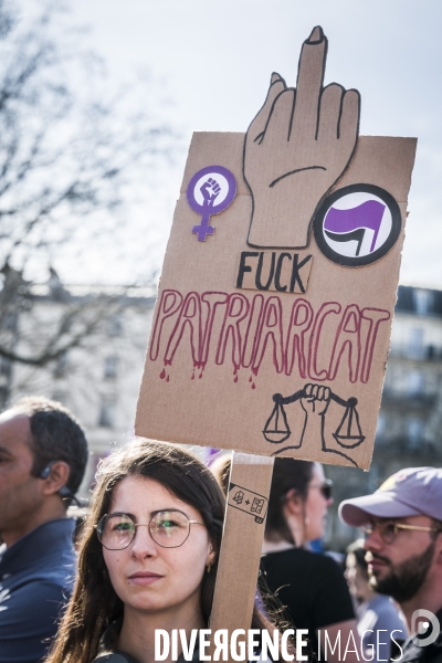 8 Mars 2025 - Manifestation Journee Internationale Droits des Femmes. 