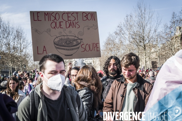8 Mars 2025 - Manifestation Journee Internationale Droits des Femmes. 