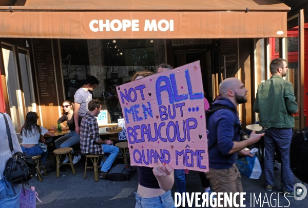 Manifestation pour La Journée internationale des droits des femmes, le 8 Mars 2025