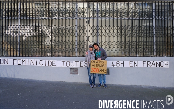 Manifestation pour La Journée internationale des droits des femmes, le 8 Mars 2025