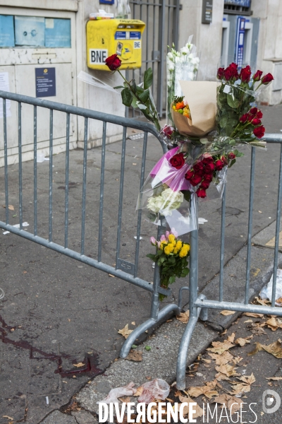 BATACLAN_1 jour après des attentats terroristes au Bataclan, à Paris et à Saint-Denis