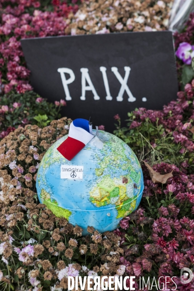 PLACE DE LA REPUBLIQUE_Attentats terroristes au Bataclan, à Paris et à Saint-Denis