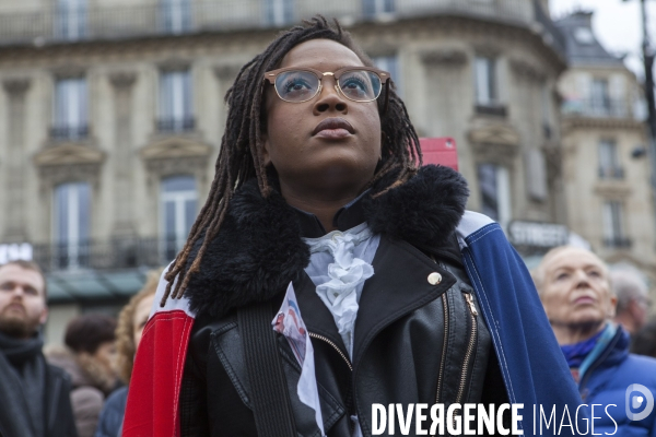 PLACE DE LA REPUBLIQUE_Hommage aux victimes du terrorismes de Charlie Hebdo et du Bataclan