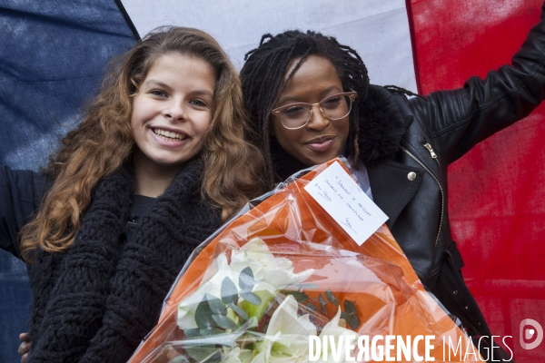PLACE DE LA REPUBLIQUE_Hommage aux victimes du terrorismes de Charlie Hebdo et du Bataclan