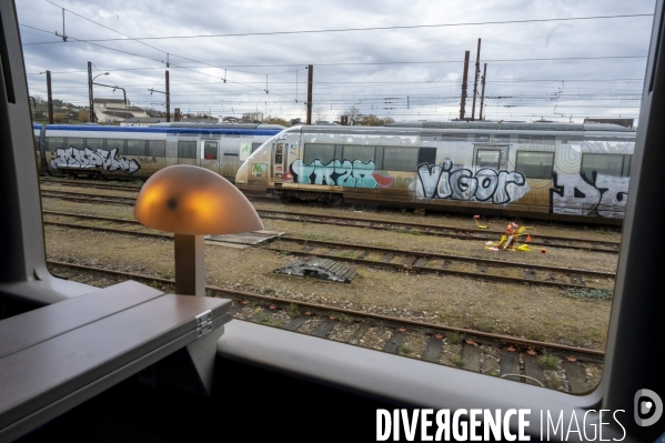 Train TER Ussel Limoges. SNCF.