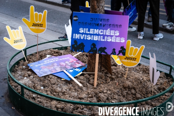 Paris, 8 Mars. Manifestation journée de la femme.