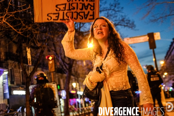 Paris, 8 Mars. Manifestation journée de la femme.