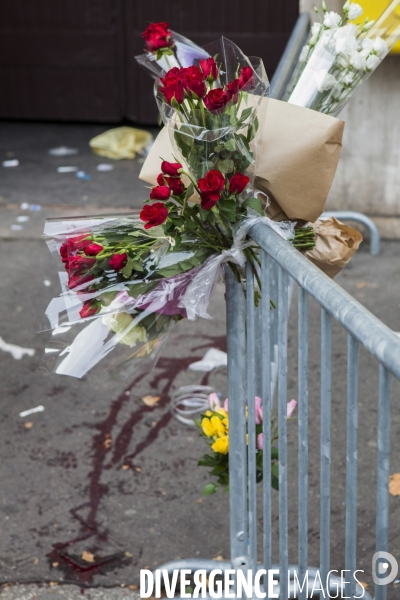 BATACLAN_1 jour après des attentats terroristes au Bataclan, à Paris et à Saint-Denis