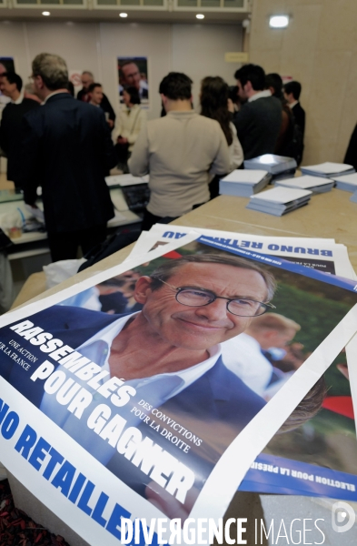 Bruno Retailleau / Campagne pour la présidence du parti Les Républicains    