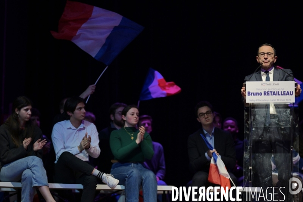 Bruno Retailleau / Campagne pour la présidence du parti Les Républicains    