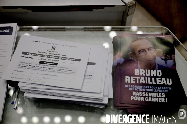 Bruno Retailleau / Campagne pour la présidence du parti Les Républicains    