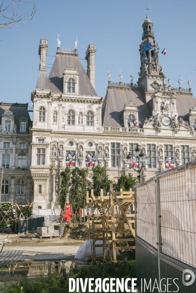 Végétalisation du parvis de l Hôtel de Ville