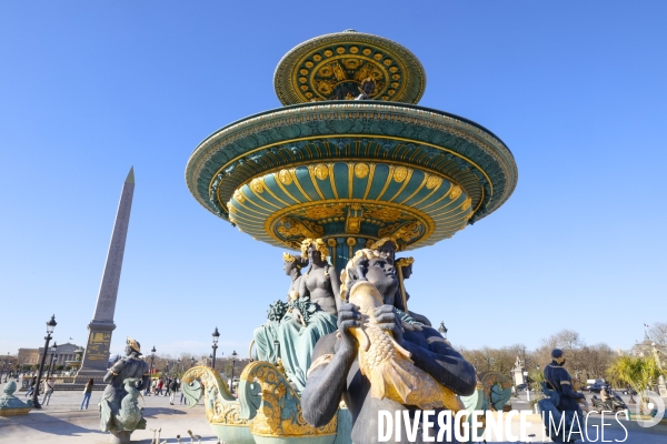 Les palmiers de la place de la concorde