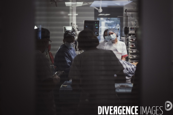 Service de réanimation de l hôpital Robert Ballanger.