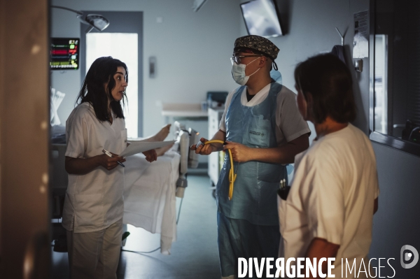 Service de réanimation de l hôpital Robert Ballanger.